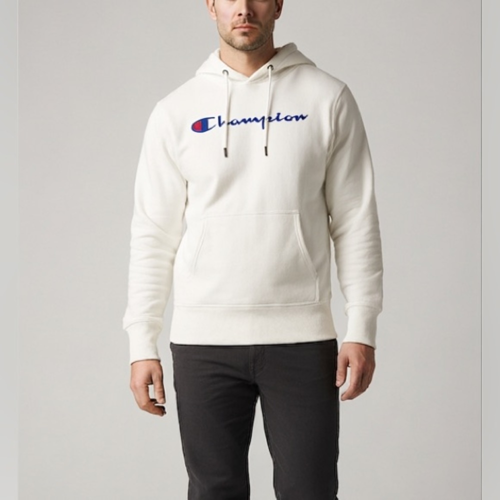 NWOT Champion White Hoodie